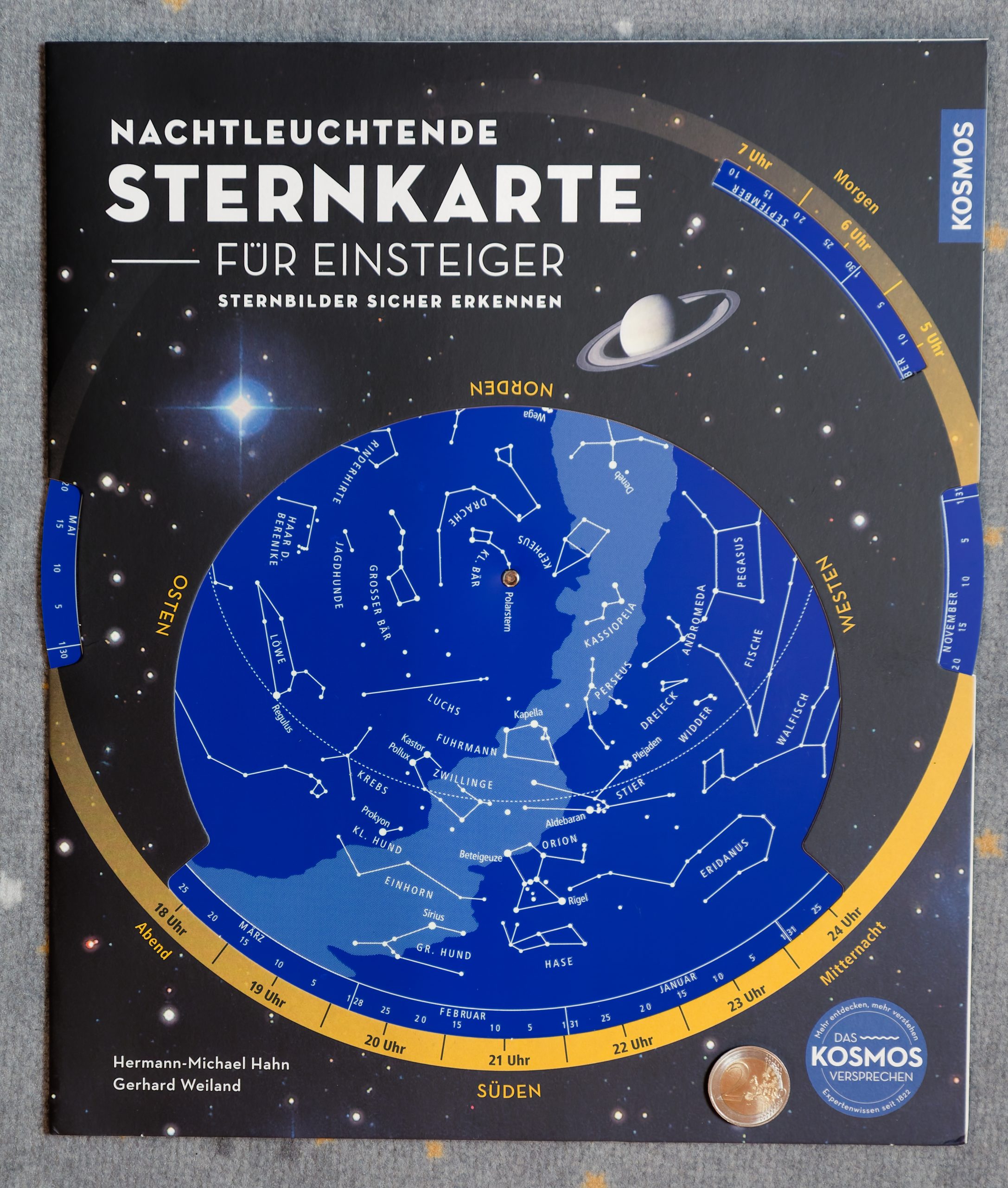 Vorderseite der Sternkarte