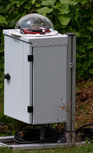 Foto des Gehäuses der AllSky-Kamera